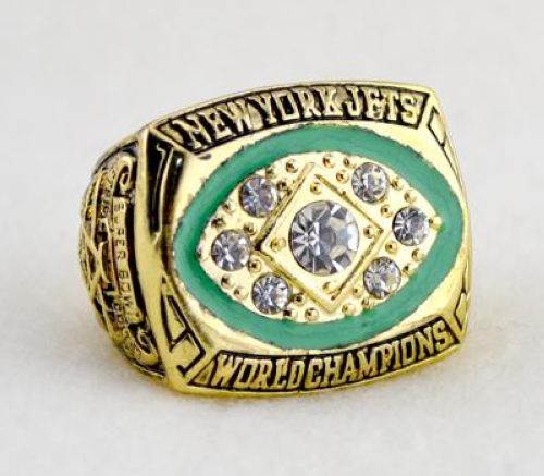 NFL New York Jets World Champions Gold Ring